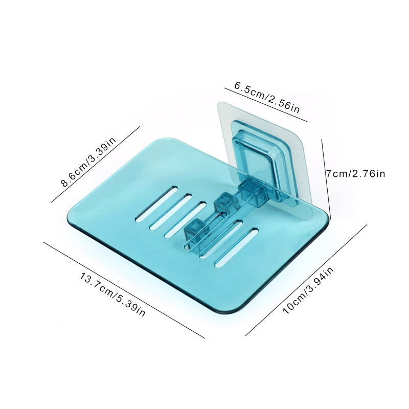 Bathroom Supplies Soap Box Dish Storage Plate Tray Holder Transparent Case Soap Holder Bathroom Container Organizers