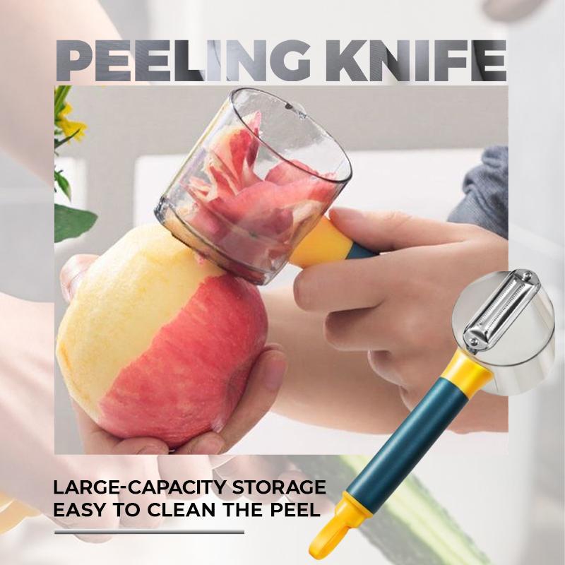 1PC Stainless Steel Peeling Knife With Barrel Vegetable Cucumber  Fruit Potato Kitchen Accessories Kitchen Gadget