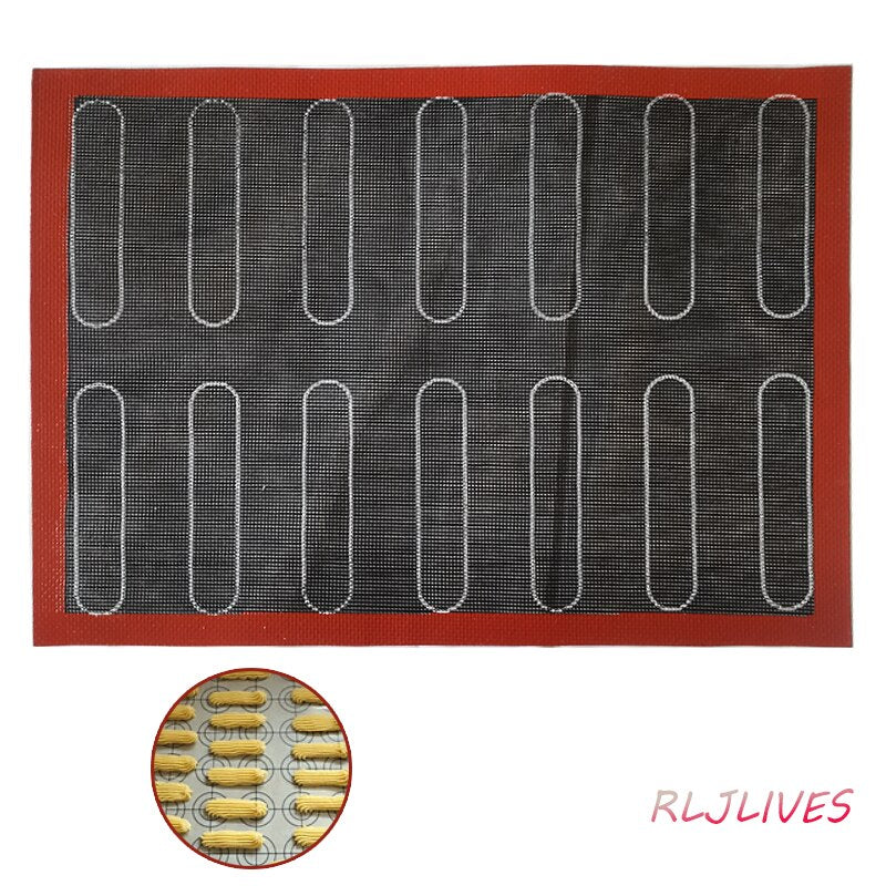 Double Sided Perforated Silicone Baking Mat Non-Stick Oven Sheet Liner Bakery Tool For Cookie Bread Kitchen Bakeware Accessories