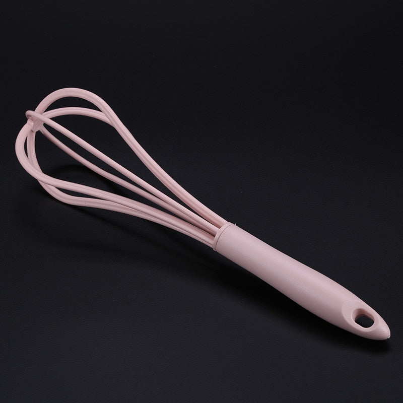 Kitchen Whisk Non-Slip Easy to Clean Egg Whisk Milk Frother Kitchen Utensil Kitchen Egg Tool