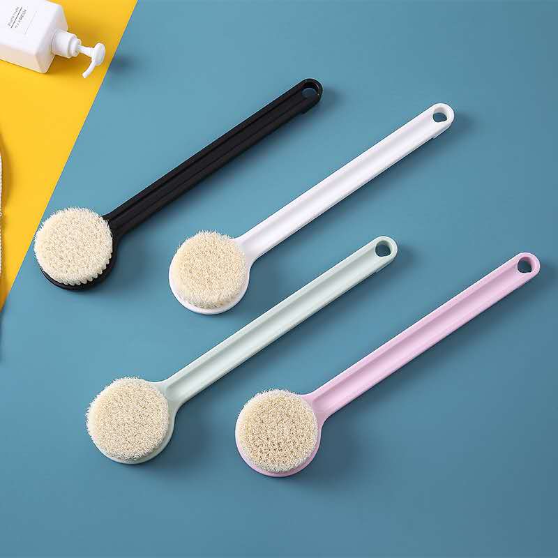 1 Piece Of Bath Towel, Back Rub, Bath Brush, Exfoliating Massage Bathtub Shower Brush SPA Woman Man Skin Care Dry Body Brush