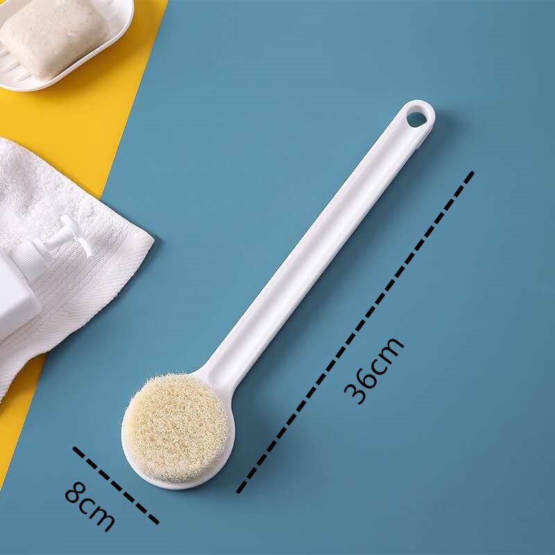 1 Piece Of Bath Towel, Back Rub, Bath Brush, Exfoliating Massage Bathtub Shower Brush SPA Woman Man Skin Care Dry Body Brush