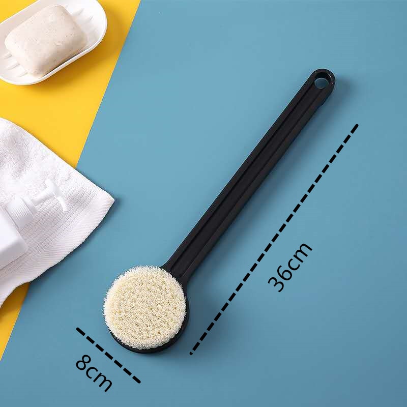 1 Piece Of Bath Towel, Back Rub, Bath Brush, Exfoliating Massage Bathtub Shower Brush SPA Woman Man Skin Care Dry Body Brush